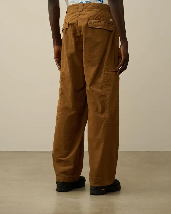 CP Company Trousers Microreps Loose Utility Pants Toffee Beige 8211 Man