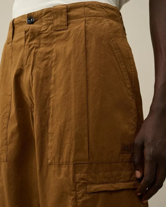 CP Company Trousers Microreps Loose Utility Pants Toffee Beige 8211 Man
