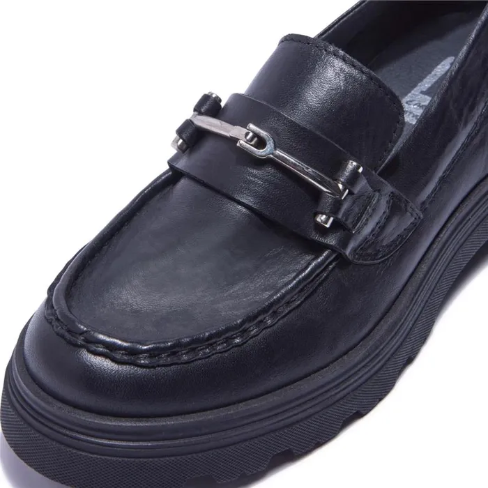 Carl Scarpa Alsenso Black Leather Loafers Women Bestselling