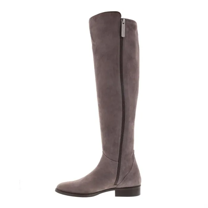 Carl Scarpa Emma Mauve Taupe Suede KneeHigh Boots Women Suede Boots
