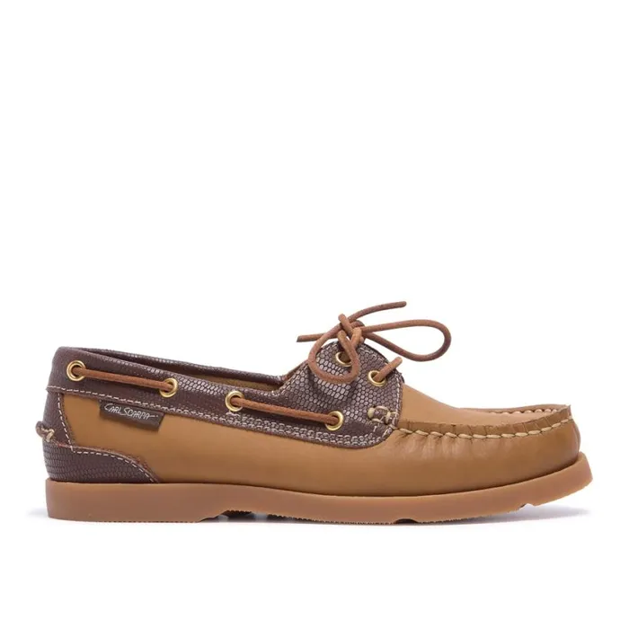 Carl Scarpa Palazzo Tan Leather Loafers Women Bestselling