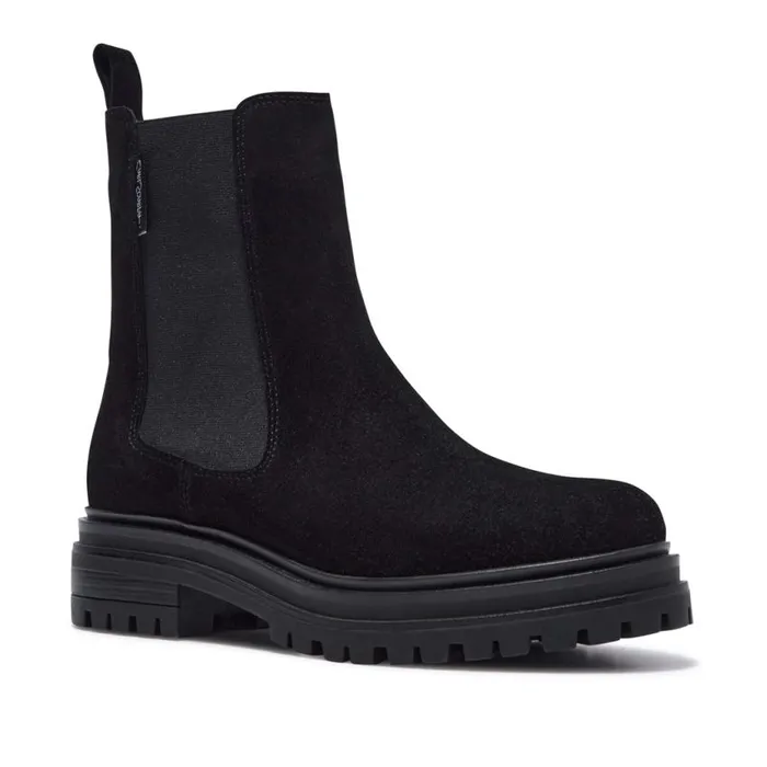 Carl Scarpa Selessia Black Suede Ankle Boots Women Suede Ankle Boots