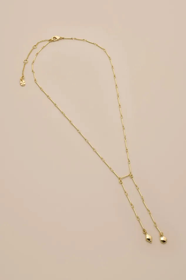 Chain Link Y Necklace Gold Women Lucky Brand Jewelry