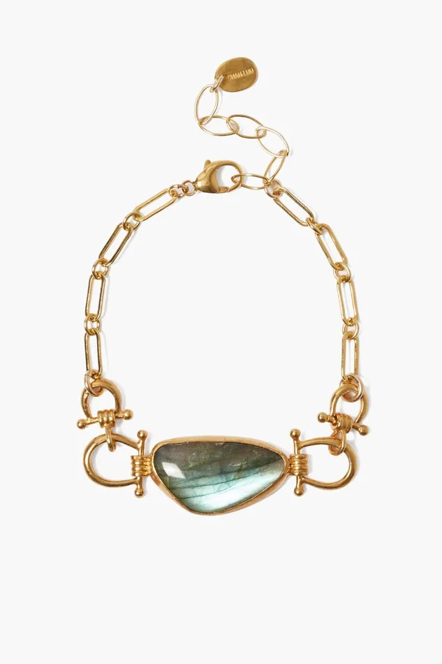 Chan Luu Bracelets Women Cheval Bracelet Gold Labradorite