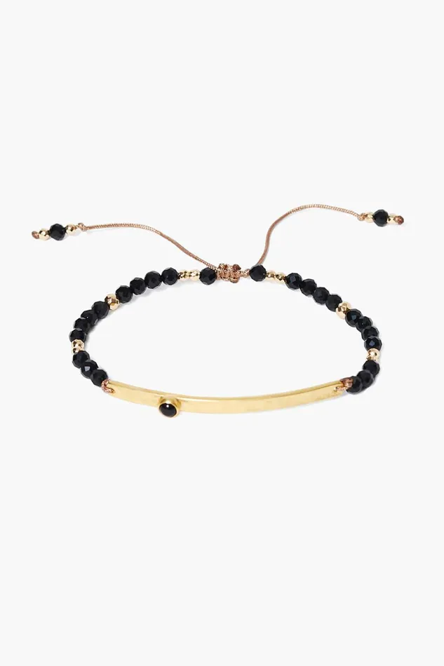 Chan Luu Bracelets Women Delilah PullTie Bracelet Onyx Mix