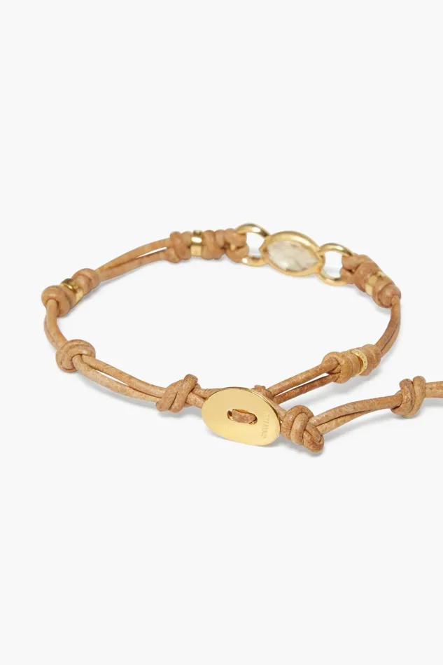 Chan Luu Bracelets Women Reina Single Wrap Bracelet Citrine