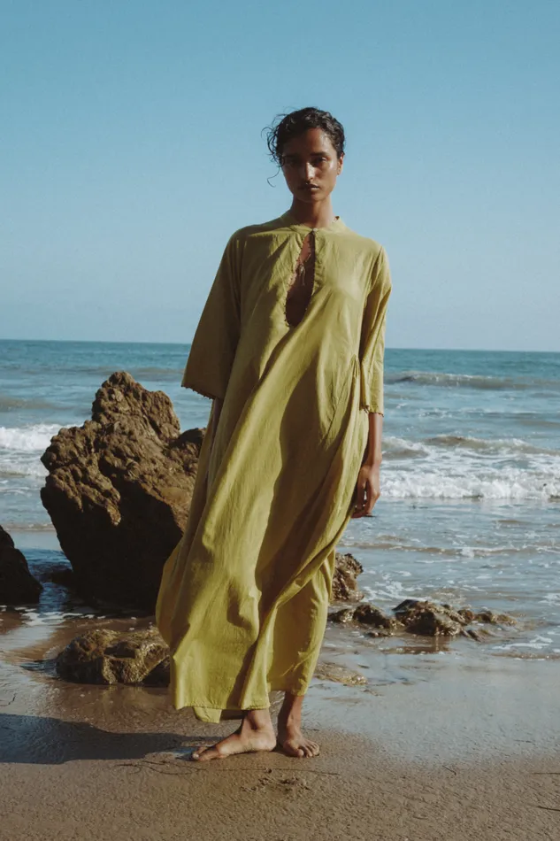 Chan Luu Dresses Women Tanya Plunge Dress Oasis