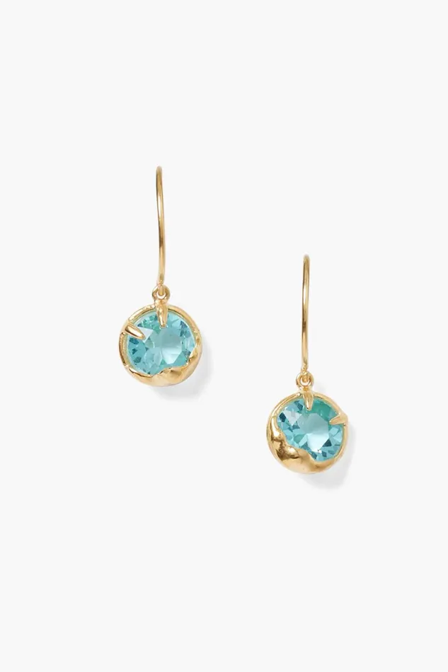 Chan Luu Earrings Women December Birthstone Earrings Turquoise Crystal