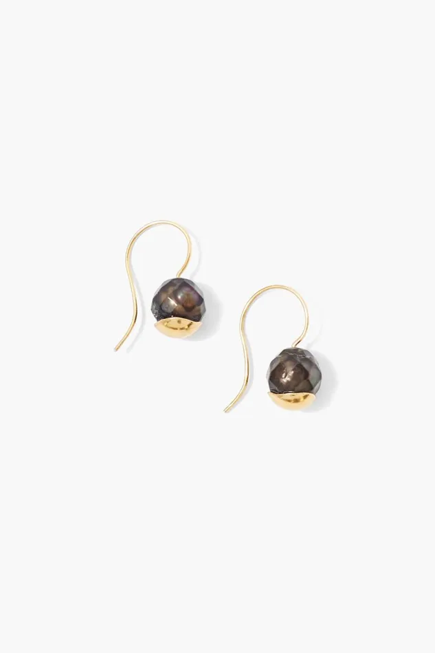 Chan Luu Earrings Women Gold Dipped Earrings Peacock Pearl