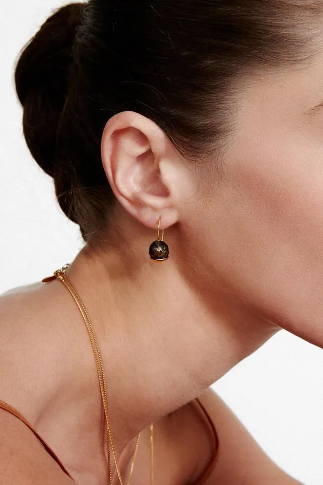 Chan Luu Earrings Women Gold Dipped Earrings Peacock Pearl