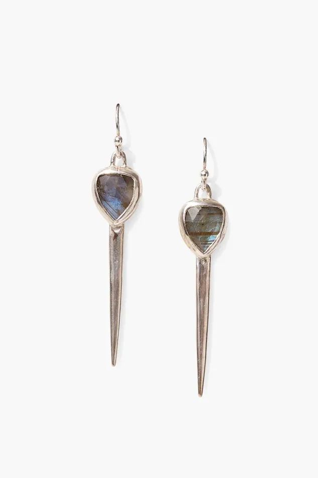 Chan Luu Earrings Women Rahel Dagger Earrings Labradorite