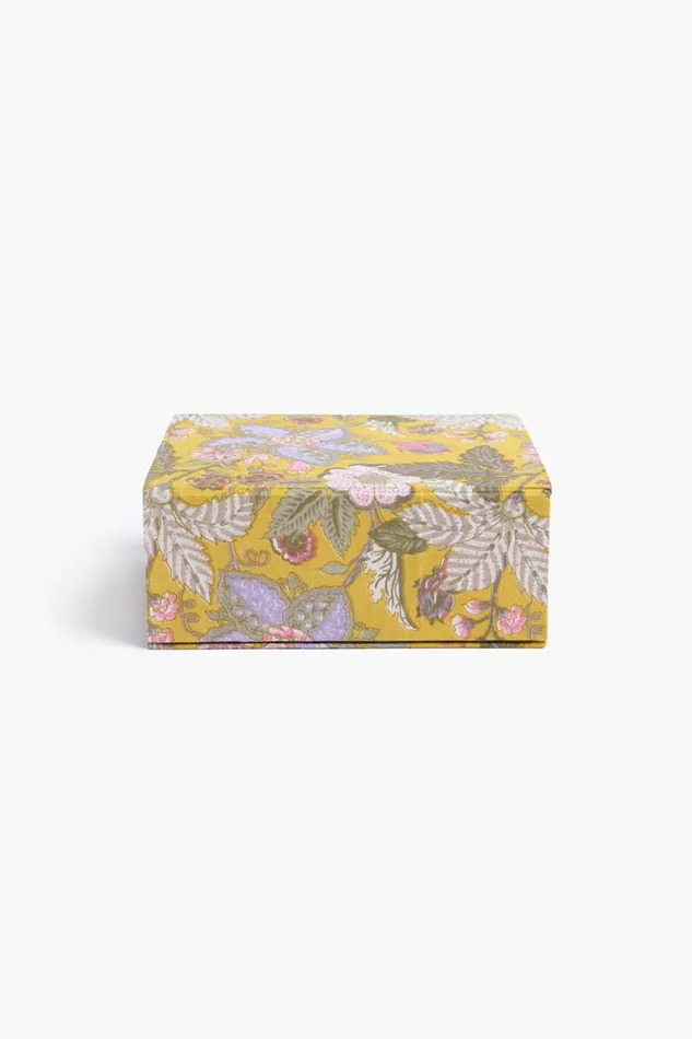 Chan Luu Jewelry Storage Women Classic Jewelry Box Yellow