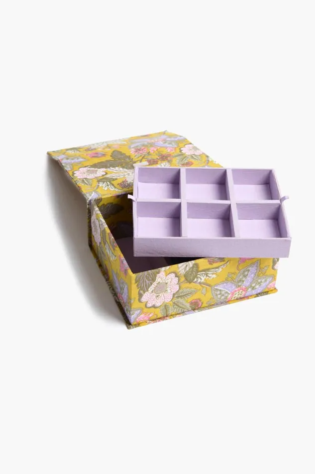 Chan Luu Jewelry Storage Women Classic Jewelry Box Yellow