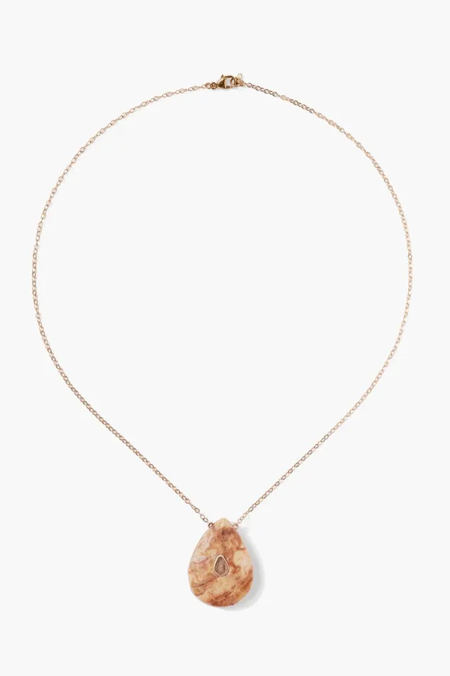Chan Luu Necklaces Women 14k Temple Necklace Agate