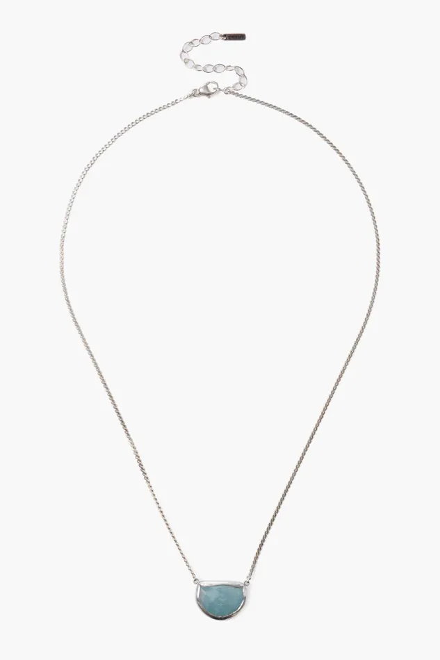Chan Luu Necklaces Women Aquamarine Luna Necklace