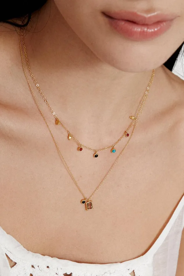 Chan Luu Necklaces Women Delilah Pendant Necklace Quartz Mix