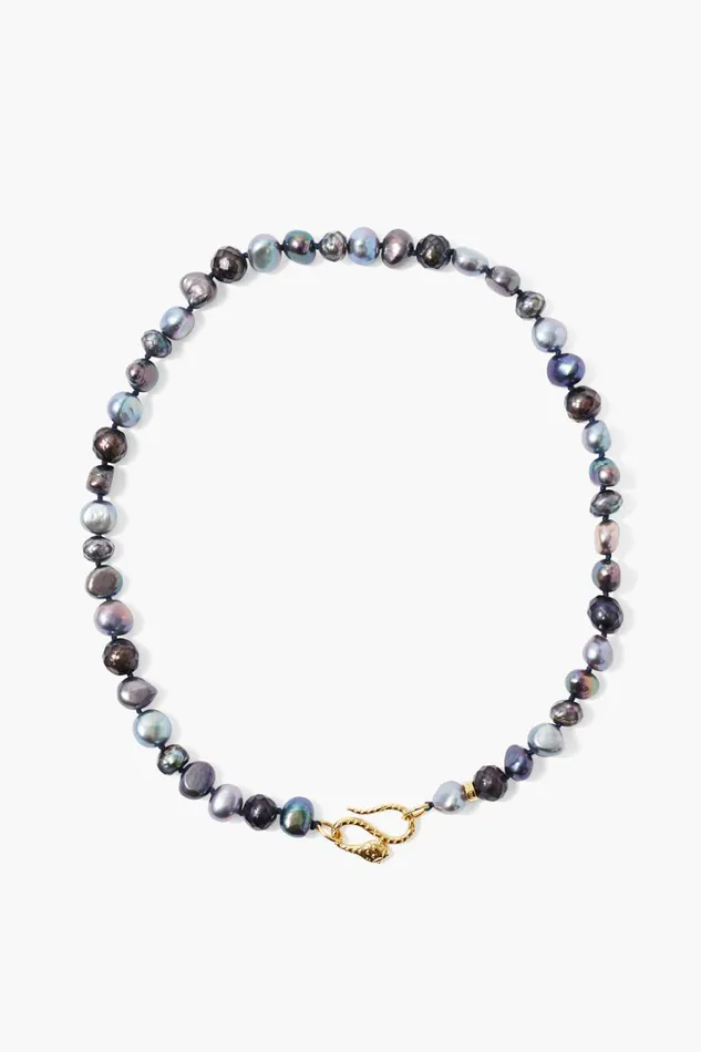 Chan Luu Necklaces Women Keshi Pearl Cobra Necklace Peacock Mix