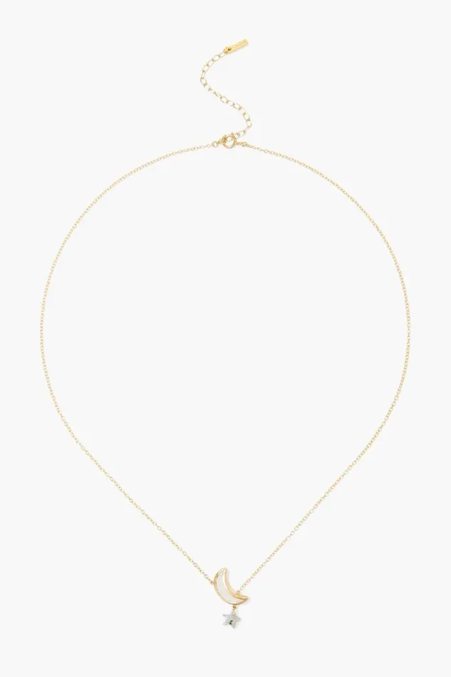 Chan Luu Necklaces Women Moon And Star Necklace Labradorite