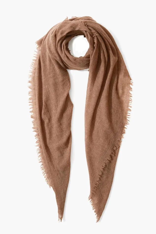 Chan Luu Scarves Women 100 Cashmere Scarf Camel