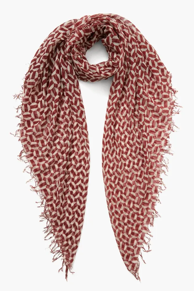 Chan Luu Scarves Women Cashmere And Silk Scarf Harissa Tile