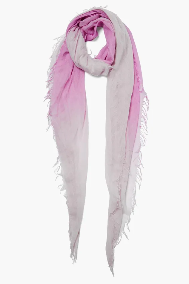 Chan Luu Scarves Women Cashmere And Silk Scarf Violet Dip Dyed