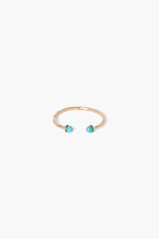 Chan Luu Toe Rings Women 14k Dua Toe Ring Turquoise