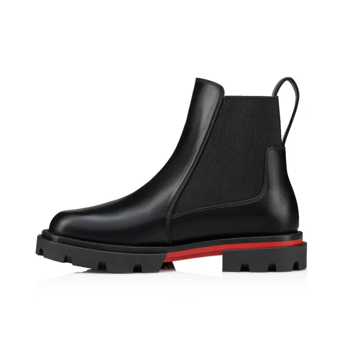Christian Louboutin Boots Kids Marchacroche Boots 8211 Calf Leather 8211 Black