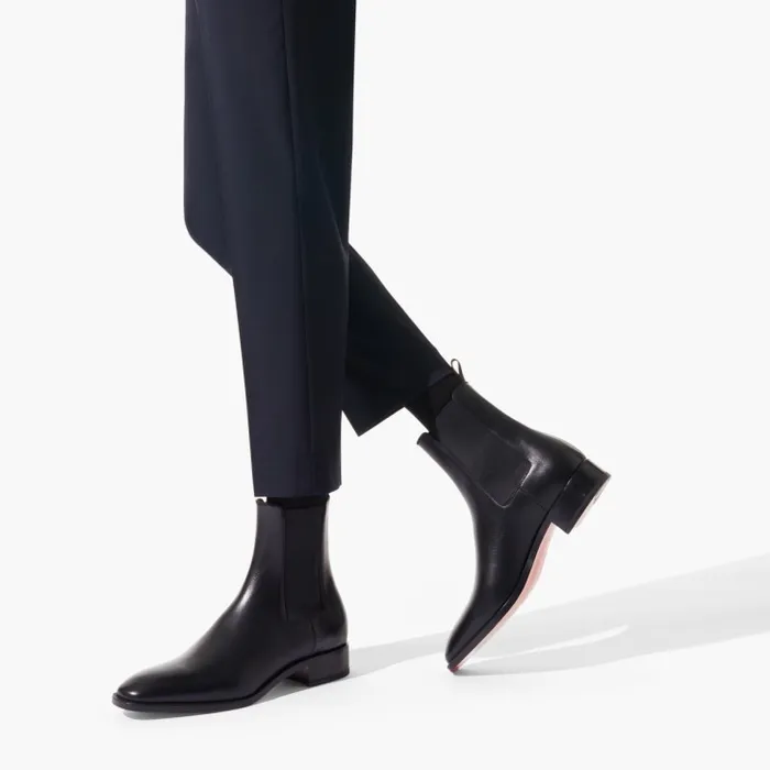 Christian Louboutin Boots Men Samson Boots 8211 Calf Leather 8211 Black