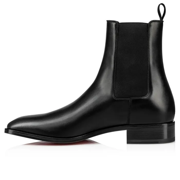 Christian Louboutin Boots Men Samson Boots 8211 Calf Leather 8211 Black