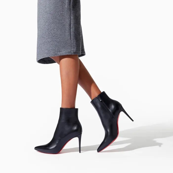 Christian Louboutin Boots Women So Kate Booty 85 Mm Low Boots 8211 Calf Leather 8211 Black Christian Louboutin Boots Women So Kate Booty 85 Mm Low Boots 8211 Calf Leather 8211 Black