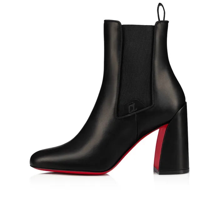 Christian Louboutin Boots Women Turelastic 85 Mm Low Boots 8211 Calf Leather 8211 Black