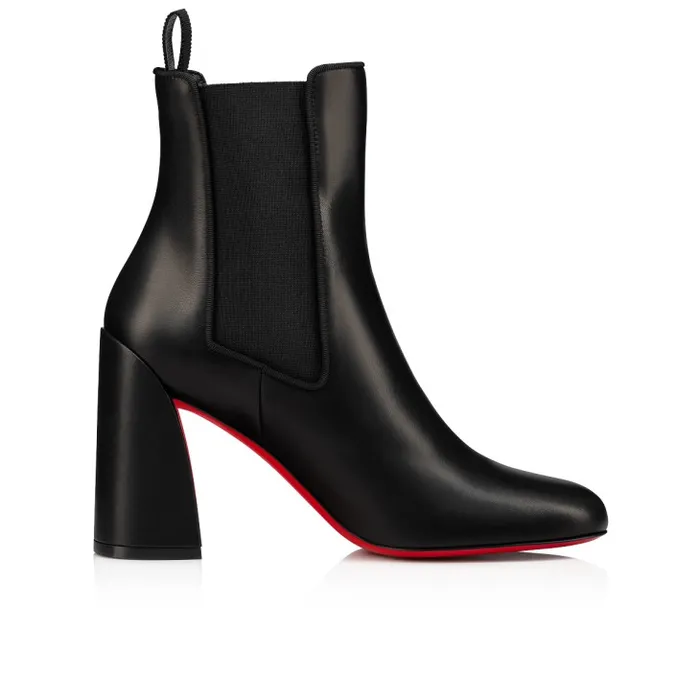 Christian Louboutin Boots Women Turelastic 85 Mm Low Boots 8211 Calf Leather 8211 Black