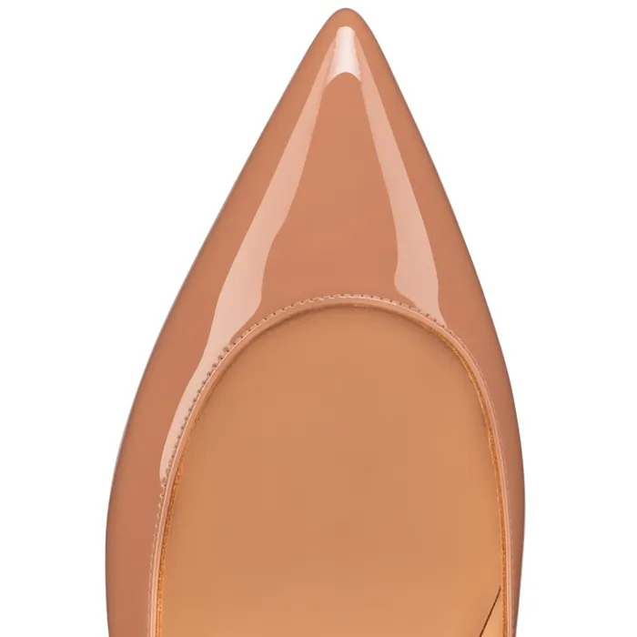 Christian Louboutin Flats and Loafers Women Hot Chickita Ballerinas 8211 Patent Calf Leather 8211 Blush