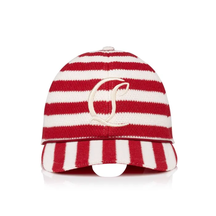Christian Louboutin Hats WomenMen Mooncrest Baseball Hat 8211 Malha Printed Fabric 8211 Loubi