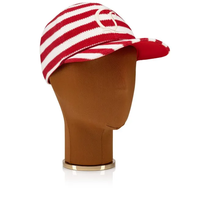 Christian Louboutin Hats WomenMen Mooncrest Baseball Hat 8211 Malha Printed Fabric 8211 Loubi