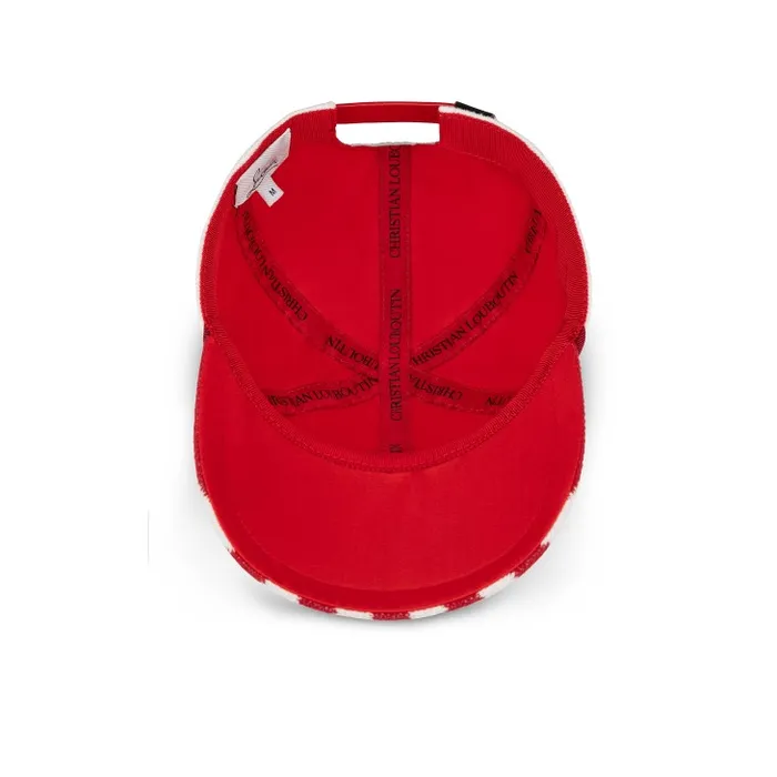 Christian Louboutin Hats WomenMen Mooncrest Baseball Hat 8211 Malha Printed Fabric 8211 Loubi