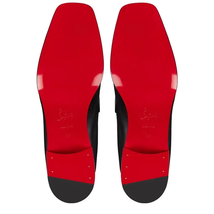 Christian Louboutin Loafers and Moccasins Men MJ Moc 40 Mm Loafers 8211 Calf Leather 8211 Black