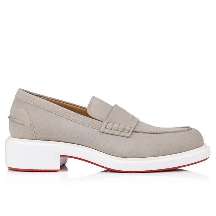 Christian Louboutin Loafers and Moccasins Men Urbino Moc Loafers 8211 Calf Leather And Suede 8211 Goose