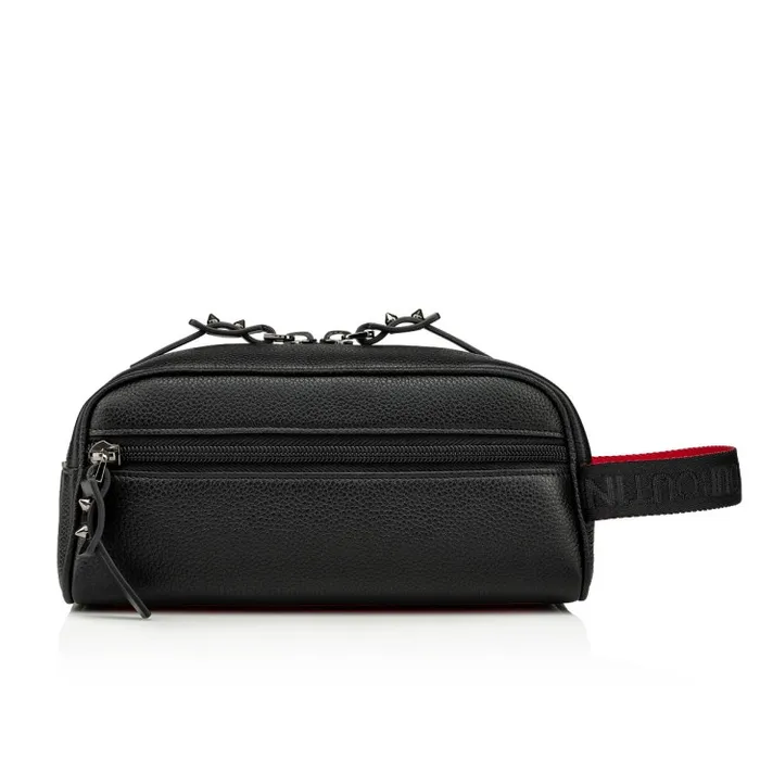 Christian Louboutin Mini Bags and Pouches Men Blaster Pouch 8211 Calf Leather 8211 Black