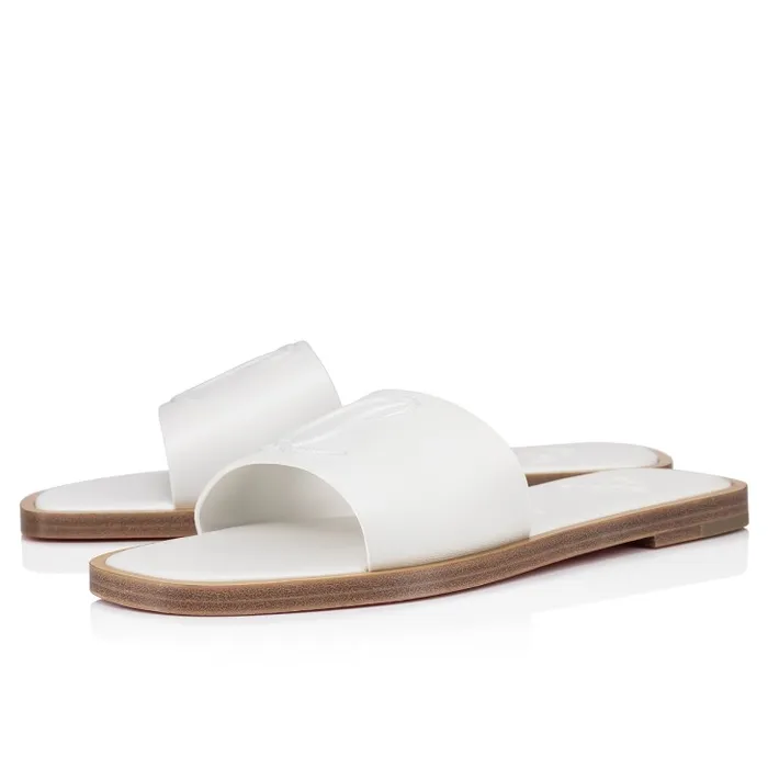 Christian Louboutin Mules Women CL Mule Mules 8211 Nappa Leather 8211 Bianco