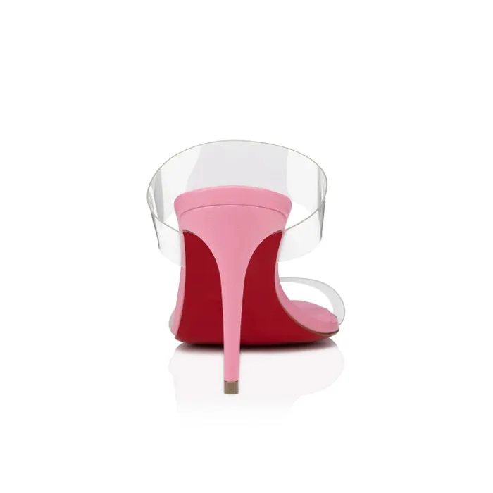 Christian Louboutin Mules Women Just Nothing 85 Mm Mules 8211 Patent Leather And Recycled TPU 8211 Calipso
