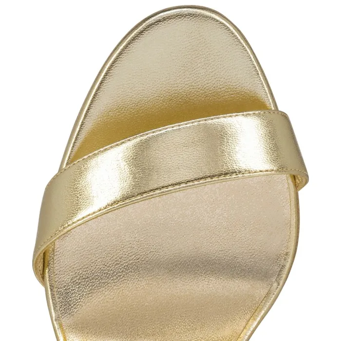 Christian Louboutin Sandals and Slides Women Loubigirl 85mm Strappy Sandals 8211 Leather 8211 Platine