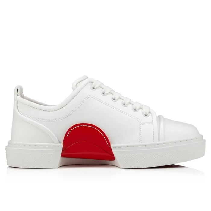 Christian Louboutin Sneakers Men Adolon Junior Sneakers 8211 Recycled Polyester And Biobased Materials 8211 White