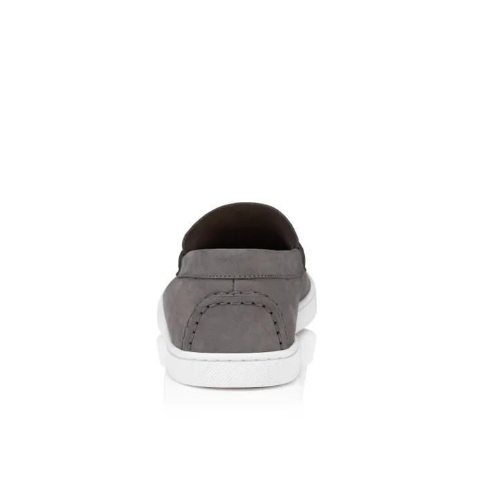 Christian Louboutin Sneakers Men Chambeliboat Boat Shoes 8211 Reversed Nubuck Leather 8211 Smoky