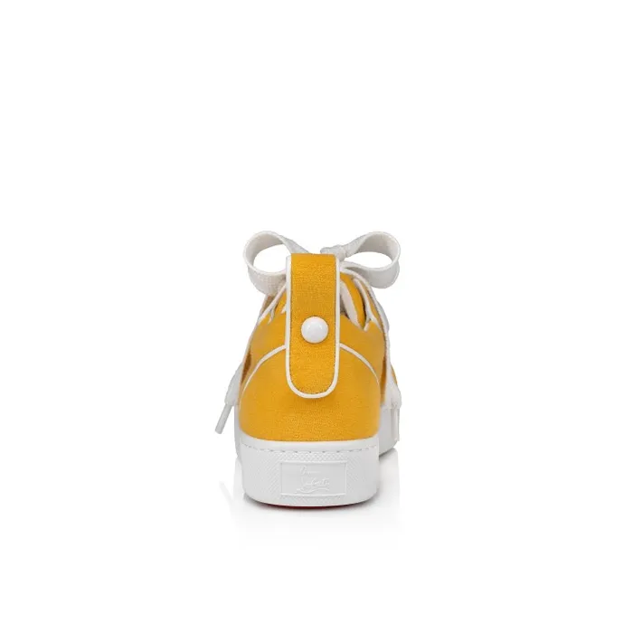 Christian Louboutin Sneakers Men Toy Toy Sneakers 8211 Sponge Cotton And Patent Calf Leather 8211 Pollen