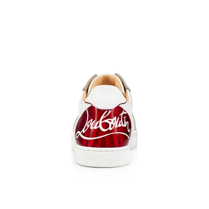 Christian Louboutin Sneakers Women Fun Vieira Sneakers 8211 Calf Leather Patent Calf Leather Psychic And Nappa Leather 8211 Bianco