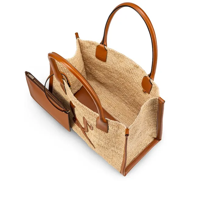 Christian Louboutin Totes Women By My Side Large Tote Bag 8211 Raffia And Calf Leather 8211 Natural