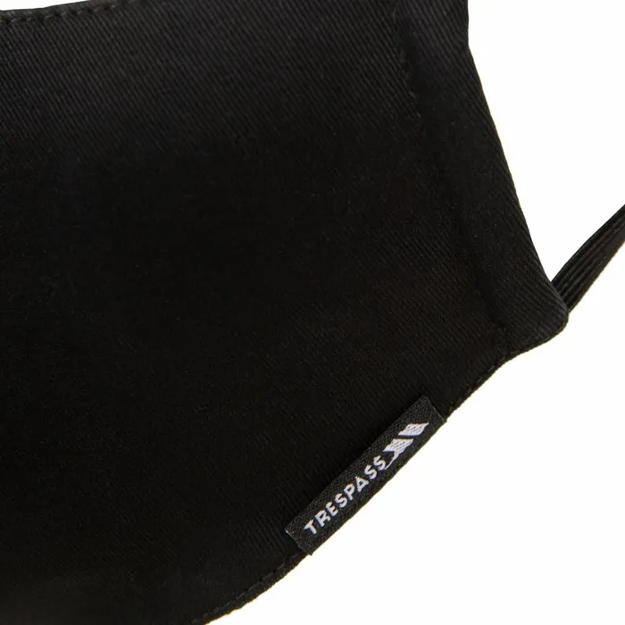 Cloth Face Mask With 3 Filters Black MenWomen Trespass Scarves and Neckwarmers Cloth Face Mask With 3 Filters Black MenWomen Trespass Scarves and Neckwarmers