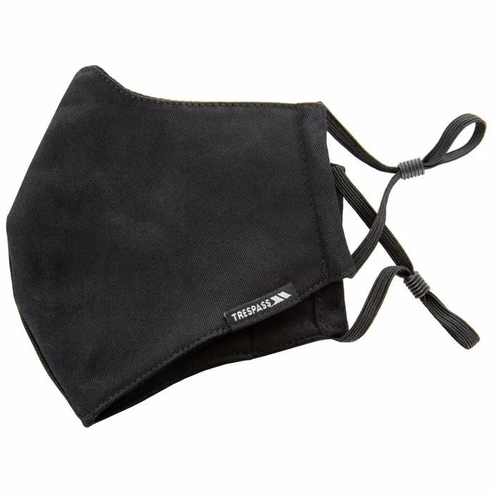 Cloth Face Mask With 3 Filters Black MenWomen Trespass Scarves and Neckwarmers Cloth Face Mask With 3 Filters Black MenWomen Trespass Scarves and Neckwarmers