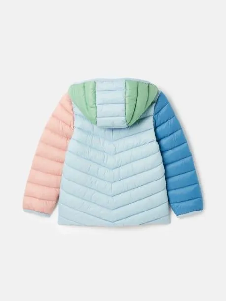 Coats and Jackets Girls Joules Pink Showerproof Padded Coat